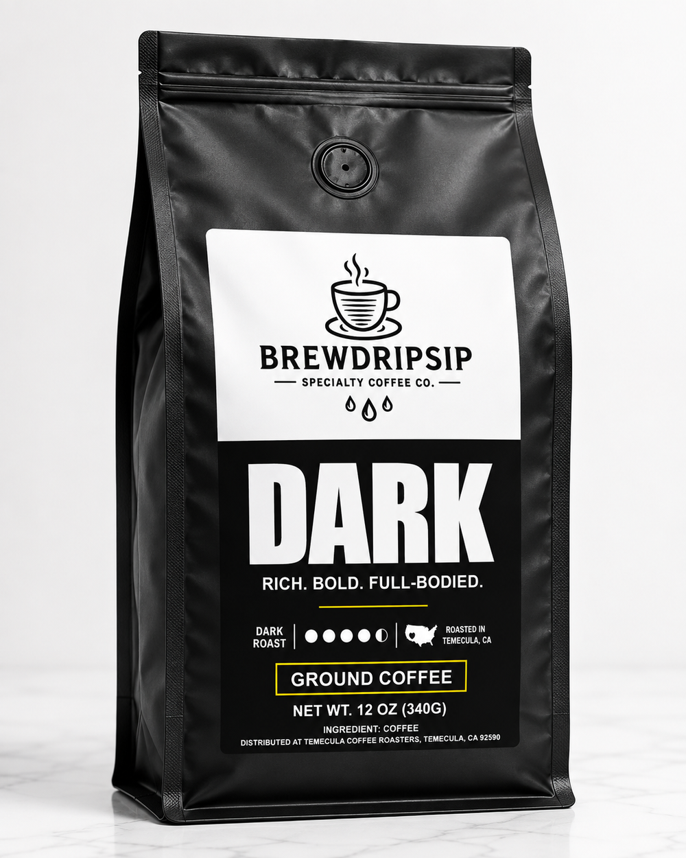 BrewDripSip Dark Roast Coffee